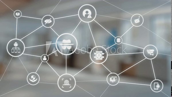 Cyber security icons show cyber attack defense, malware protection, and data security. Cybersecurity prevents hacking, ensures safety, and strengthens cyber attack resilience. Gist