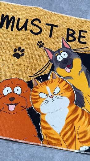 Pawsionate on Instagram: "Perfect personalized doormat for pet lovers ❤ Customize up to 6 pets 🐱🐶 👉 Get Yours Today: https://pawsionate.com/mat02 Worldwide Shipping ✈️ #pawsionate #gifts #personalized #pets #dogs #cats #dogsofinstagram #catsofinstagram #homedecor"