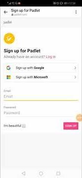 How to create a padlet account?
