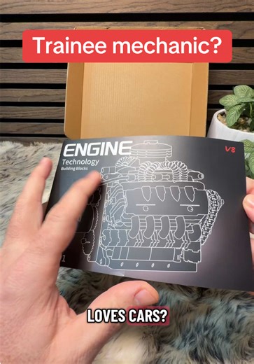 Build your very own V8 engine. Kids, men, women, what an amazing gadget this is, Building block V8 engine. #engine #tiktokmademebuyit #buildingblocks #christmasgiftideas #giftsforhim