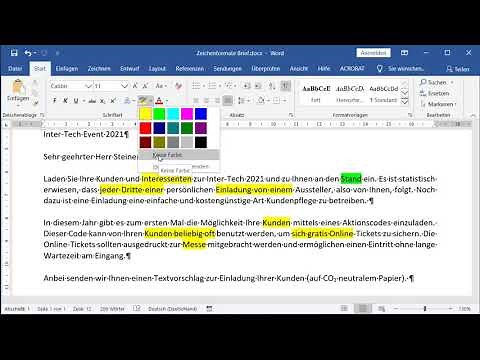 Schriftformate Grundlagen - Microsoft Word 2019