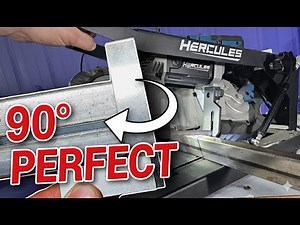 Can the Hercules Bandsaw and Stand Cut Straight? It Can, Here’s How! - Hercules Portable Bandsaw