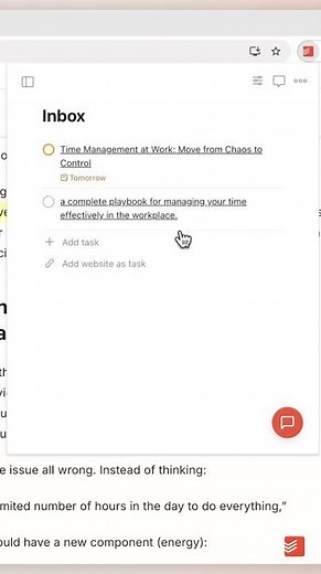 Save any website as a Todoist task with one right-click 🖱️ Available for all major browsers!