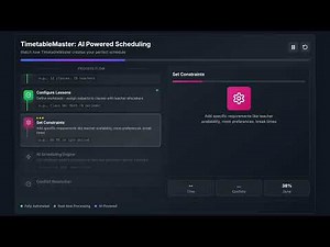 How TimetableMaster Generates School Timetables with AI in Seconds