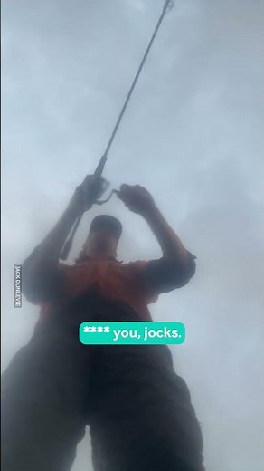 Lightning Strike On Fishing Rod Caught On Camera! ⚡️😱