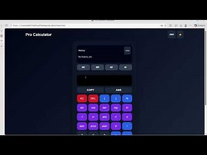 Advanced Scientific Calculator Project | HTML CSS JavaScript