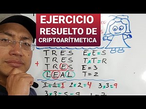 EJERCICIO RESUELTO DE CRIPTOARÍTMETICA. VIDEO DETALLADO. #matematicarecreativa