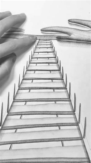 How to easily draw a beautiful bridge by pencil sketch #drawing #drawingtutorial #art #bridgedraw #fblifestyle | SSR Art's