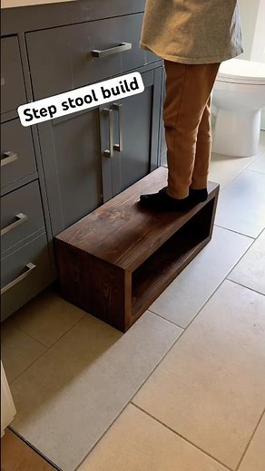 How to build a solid step stool with 2x6 wood