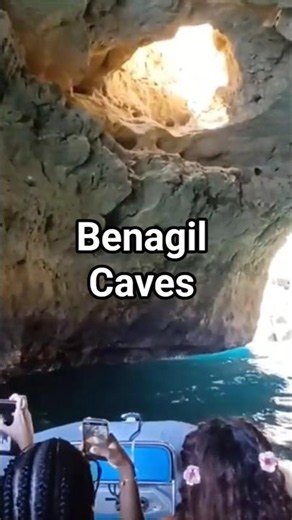 Inside the Famous Benagil Cave! 🇵🇹 Algarve, Portugal #travel #shorts