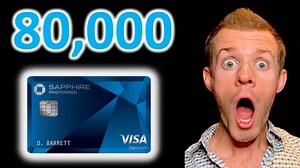 *80K BONUS!* CHASE SAPPHIRE PREFERRED (80,000 Chase Ultimate Rewards Points)