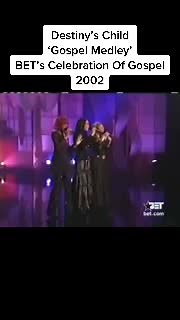 Destiny’s Child performing their ‘Gospel Medley’ on BET’s Celebration Of Gospel 2002. #DestinysChild #DC #DC3 #GospelMedley #Survivor #BET #CelebrationOfGospel #Beyonce #KellyRowland #MichelleWilliams #ForYouPage #FYP