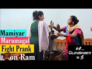 Fight with Mamiyar Prank on Boyfriend ( Ram shocked )