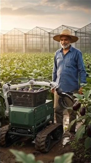 AI Robot Harvesting Vegetables 🤖🌱 | Future of Farming