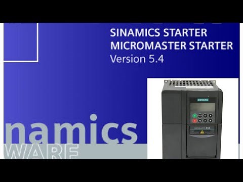 SIEMENS MICROMASTER DRIVE UPLOAD & DOWNLOAD USING STARTER