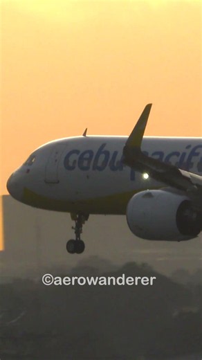 CEBU PACIFC A321 NEO landing at Manila Airport #shorts #aviation #plane #a321 #landing #manila