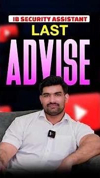 IB Security Assistant 2025 | Last Minute Tips, Strategy By Robin Sir | IB Security Assistant 2025