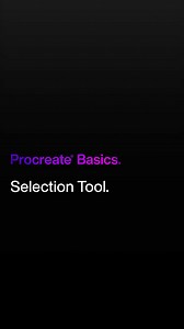 Procreate | Here’s your overview of the selection tool in #procreate #procreateapp #tutorial #howto | Instagram