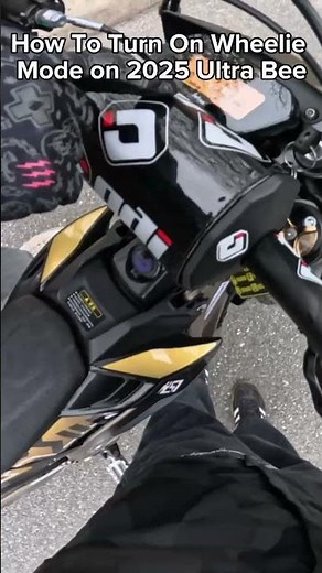 How to turn on wheelie mode for 2025 ultra bee. #emoto #surron #dirtbike #ultrabee