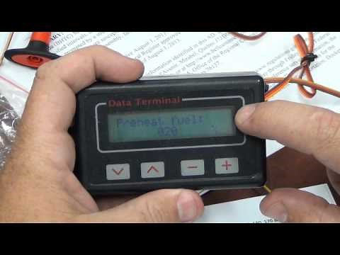 Kingtech K100G Startup Parameters for Diesel