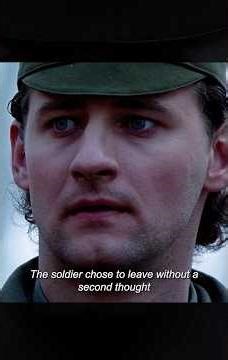 The soldier discovered a landmine, but deliberately did not tell the officer behind him.#usa #movie