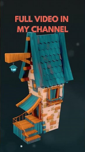 How to Make a Stylized Tall House in Blender
