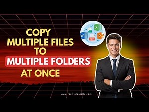 How to copy multiple files to multiple folders at once