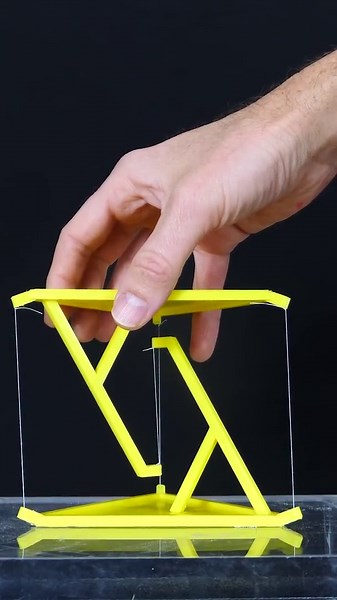 Floating tables holding weights