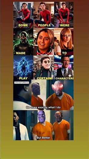 Some People Were Made To Play Certain Characters… And It Shows 🔥 #marvel #mcu #spiderman #shorts #yt