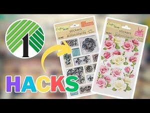 BRILLIANT 🤯 Dollar Tree DIY Crafts using STICKERS