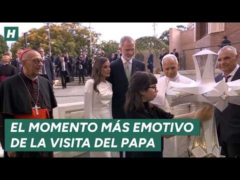 Nobody expected THIS from the POPE in Spain: the shocking description of a BLIND GIRL