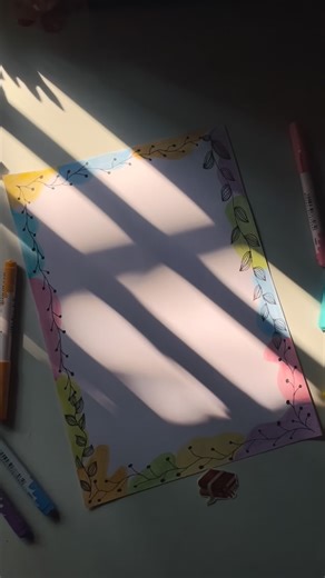 I’m rish on Instagram: "Easy colourful assignment front page tutorial in malayalam 🦋😍 . . #drawing #art #assignment #frontpage #aesthetic #creative #fyp #viralreels❤️"