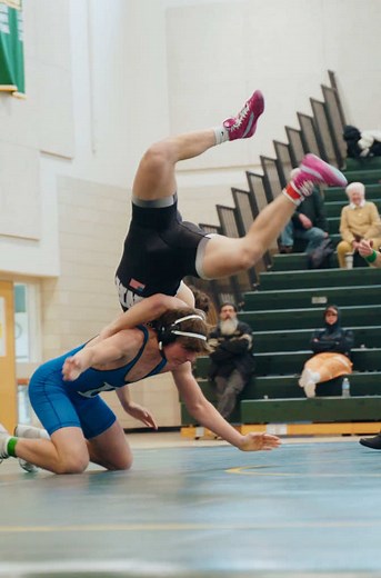 High School Wrestling Highlights in Slow Motion