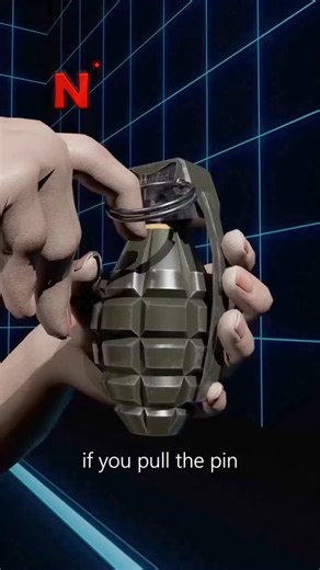 CIRCLING EARTH on Instagram: "If you pull a grenade pin, is it possible to put it back without exploding? #3danimation #3d #science #learnwithfun #education nowtified facts sciencereels animated grenade tech"