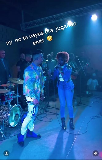 Live Music Performance Featuring Male and Female Singers