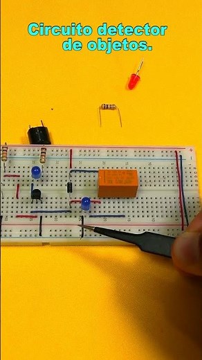 Circuito detector de objetos con Infrarrojo y Fotodiodo #electronica #infrarrojo #fotodiodo