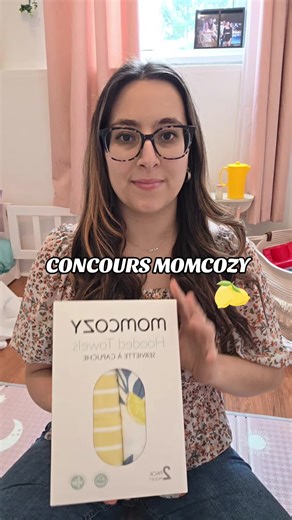 ✨ CONCOURS MOMCOZY ✨ Gagnez un ensemble de 2 serviettes à capuche pour bébé modèle feuille de citron Pour participer : 1️⃣ Être abonné à mon compte 2️⃣ Être abonné au compte @Momcozy Official 3️⃣ Liker cette publication ❤️ 4️⃣ Identifier un(e) ami(e) en commentaire 📍 Concours ouvert au Canada 📅 Le ou la gagnant(e) sera annoncé(e) dans une semaine en story. Bonne chance ! 🌞🍋 Et si vous voulez, je vous laisse mon code CHANEL20C pour 20 % de rabais sur le site de Momcozy pour un temps limité. #