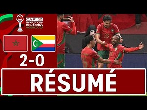 Maroc vs Comores 2-0 RÉSUMÉ ET BUTS | Coupe d’Afrique des Nations 2025
