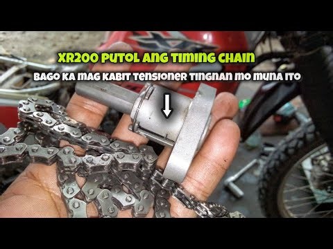 XR200 PUTOL ANG TIMING CHAIN.. BAGO KA MAG KABIT TENSIONER TINGNAN MO MUNA ITO ‪@rdworksideas‬