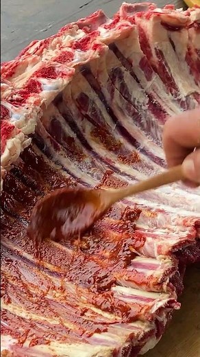 Super Delicious Ribs Recipe Cooked in the Snowy Wilderness 🍖❄