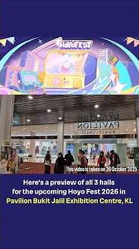 Here's a look at all 3 halls for the upcoming #HoyoFest2026 in Malaysia. #HoyoFest