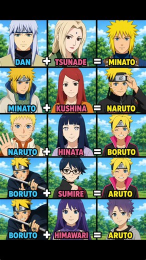 🔥 Naruto Family Tree Evolution! From Minato to Naruto, Boruto & Beyond 👑🍥