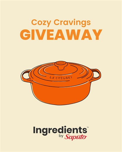 Subscribe to our newsletter to enter 🍂 YOU COULD WIN 🍂 A Le Creuset Oval French Oven 100$ worth of Armstrong cheese! | Saputo