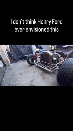 Javier on Instagram: "We’re going to have some fun with this 1926 Ford. Big tires have been ordered for the wire wheels and have to figure out hot to fit a sound system #ford #ratrod #lowrider #wirerims #henryford #customrod #retro"