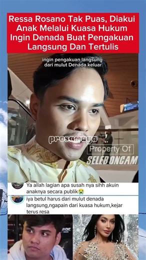 RESSA INGIN DENADA BUAT PENGAKUAN TERTULIS #denada #ressarosano #gosipartis #beritaterkini #trending