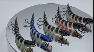 Bionic Fishing Lures Set for Bass, Lifelike Multi Jointed Bass Lures Fishing Bait Slow Sinking Swimming Loaches Fishing Hard Fishing Lures for Freshwater Saltwater Trout Bait Swimbaits Kits