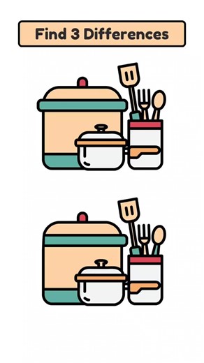 Visual Puzzle on Instagram: "Spot 3 Differences #154 #spotthedifference #findthedifference #visualpuzzle #puzzle #challenge #quiz #braingame #brainteaser #mindgames #dailyquiz #game #competition #reels #viral"