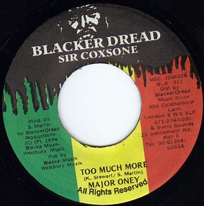 Major Oney / Mafia & Fluxy & S. Martin - Too Much More
