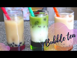 Bubble Tea: Chai, Matcha, Té Negro ☕