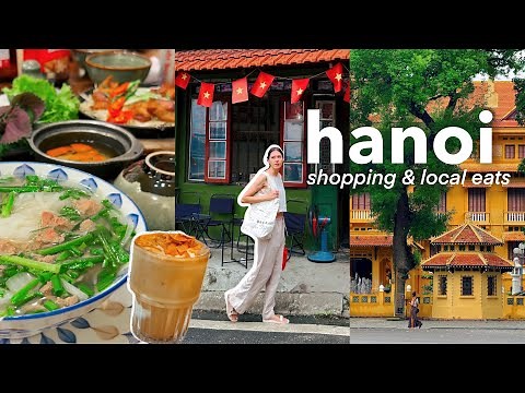 HANOI is intense! 🇻🇳😵‍💫 local food, hidden cafes, shopping & culture shock | korea to vietnam travel
